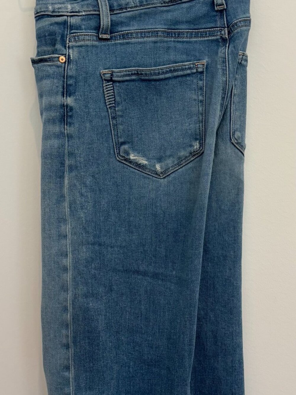 Paige Anessa Petite Wide Leg Jean - 27 - Picture 6 of 10